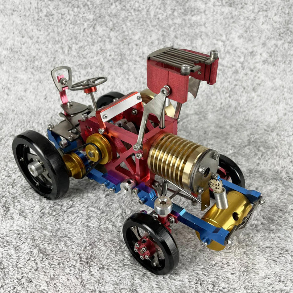 Fire absorbing Stirling tractor