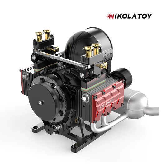 14cc Horizontally Opposed 4-Stroke Nitro Model DIY Engine Kits