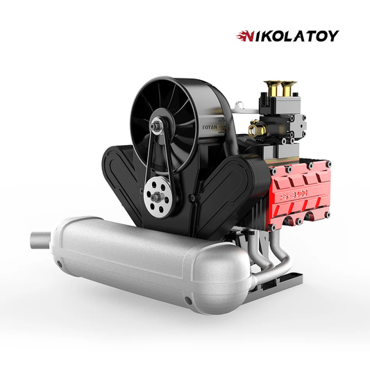 14cc Horizontally Opposed 4-Stroke Nitro Model DIY Engine Kits