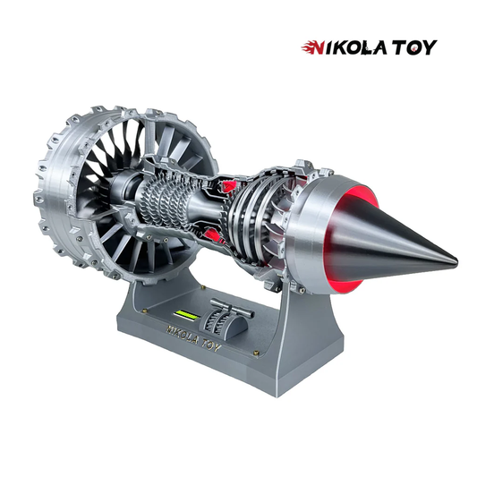 Final version of Rolls Royce Trent 900 turbofan engine model (40cm/15.7in)