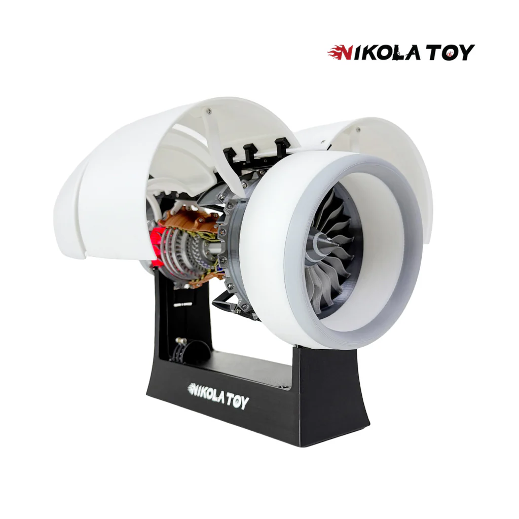 Small size (35cm/13in) Rolls Royce Trent 900 turbofan engine model