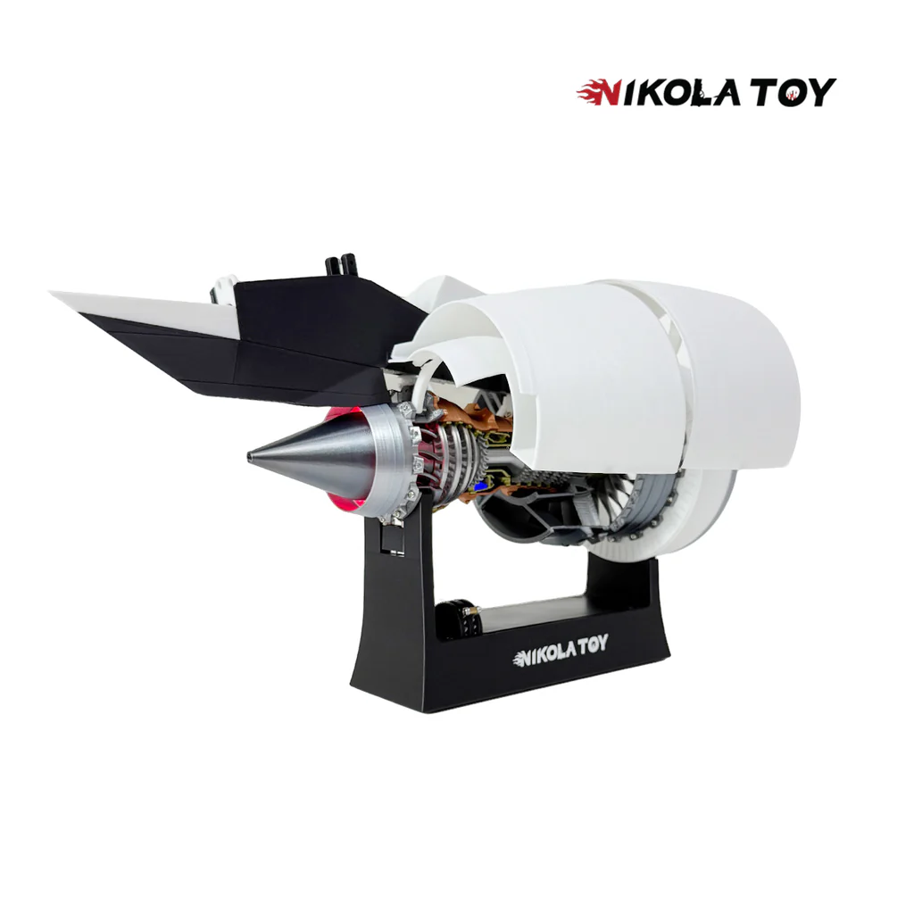 Small size (35cm/13in) Rolls Royce Trent 900 turbofan engine model