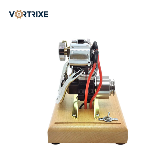 Motorcycle Mini V-twin Hoglet Engine V2 Gasoline 4-Stroke Engine Model