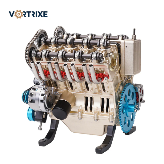 V8 Engine Metal Assembly DIY Model Kit